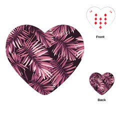 Rose Leaves Playing Cards Single Design (heart) by goljakoff