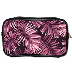 Rose Leaves Toiletries Bag (two Sides) by goljakoff