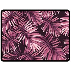 Rose Leaves Double Sided Fleece Blanket (large)  by goljakoff