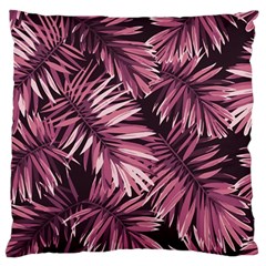 Rose Leaves Large Flano Cushion Case (two Sides) by goljakoff