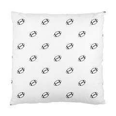 American Football Ball Motif Print Pattern Standard Cushion Case (one Side) by dflcprintsclothing