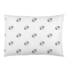 American Football Ball Motif Print Pattern Pillow Case (two Sides) by dflcprintsclothing