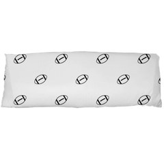 American Football Ball Motif Print Pattern Body Pillow Case (dakimakura) by dflcprintsclothing