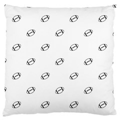 American Football Ball Motif Print Pattern Standard Flano Cushion Case (one Side) by dflcprintsclothing