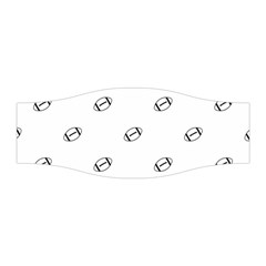 American Football Ball Motif Print Pattern Stretchable Headband