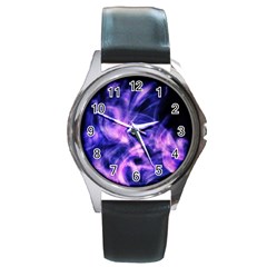 Plasma Hug Round Metal Watch by MRNStudios