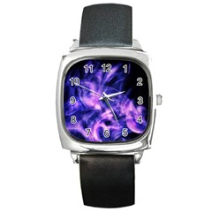 Plasma Hug Square Metal Watch by MRNStudios