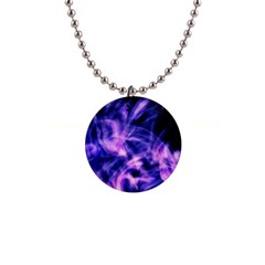 Plasma Hug 1  Button Necklace by MRNStudios