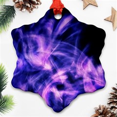 Plasma Hug Snowflake Ornament (two Sides) by MRNStudios