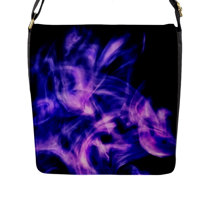 Plasma Hug Flap Closure Messenger Bag (L)