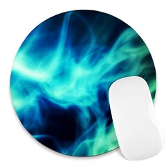 Glow Bomb  Round Mousepads by MRNStudios