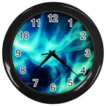 Glow Bomb  Wall Clock (Black) Front