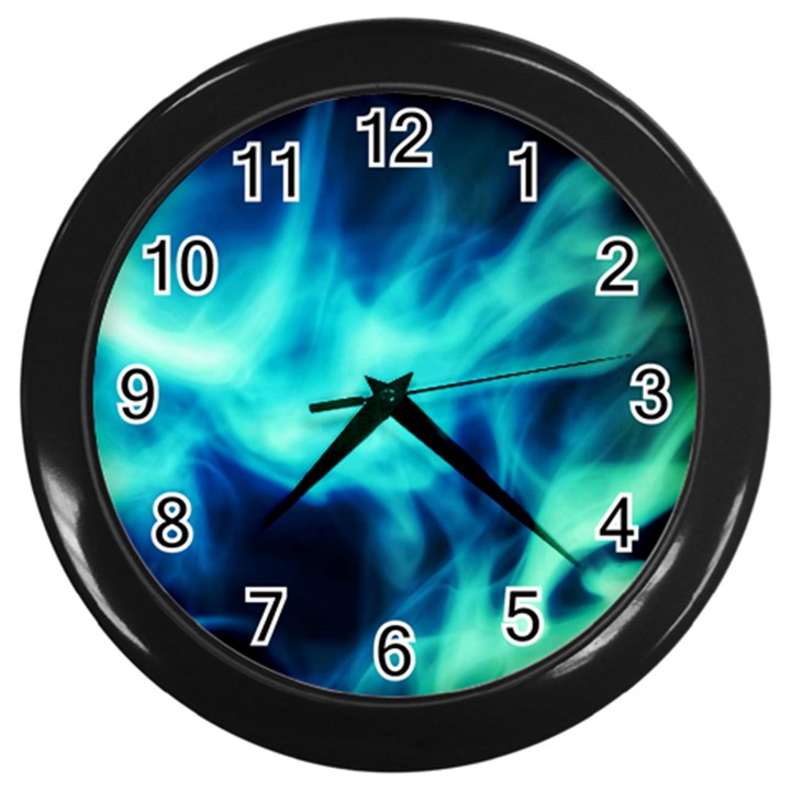 Glow Bomb  Wall Clock (Black)