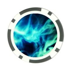 Glow Bomb  Poker Chip Card Guard by MRNStudios