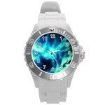 Glow Bomb  Round Plastic Sport Watch (L) Front