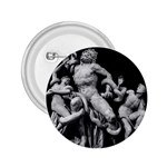 Laocoon Sculpture Over Black 2.25  Buttons Front