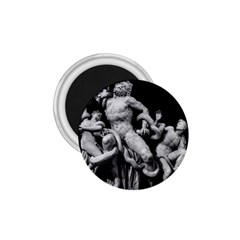 Laocoon Sculpture Over Black 1.75  Magnets