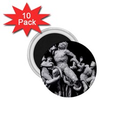 Laocoon Sculpture Over Black 1.75  Magnets (10 pack) 