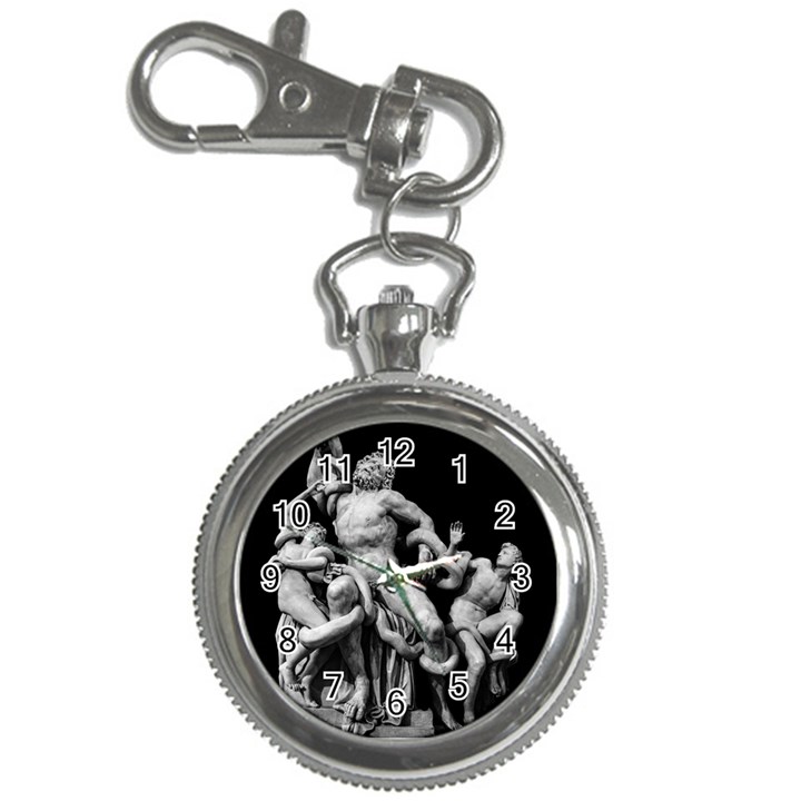 Laocoon Sculpture Over Black Key Chain Watches