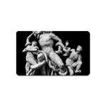 Laocoon Sculpture Over Black Magnet (Name Card) Front