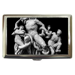 Laocoon Sculpture Over Black Cigarette Money Case