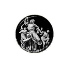 Laocoon Sculpture Over Black Hat Clip Ball Marker (4 pack)