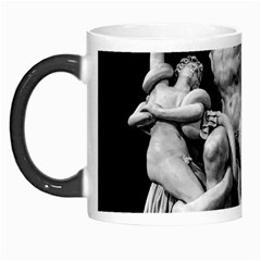 Laocoon Sculpture Over Black Morph Mugs