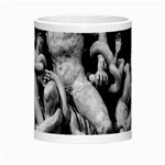 Laocoon Sculpture Over Black Morph Mugs Center