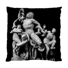 Laocoon Sculpture Over Black Standard Cushion Case (One Side)