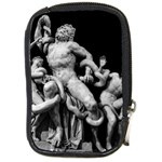 Laocoon Sculpture Over Black Compact Camera Leather Case Front