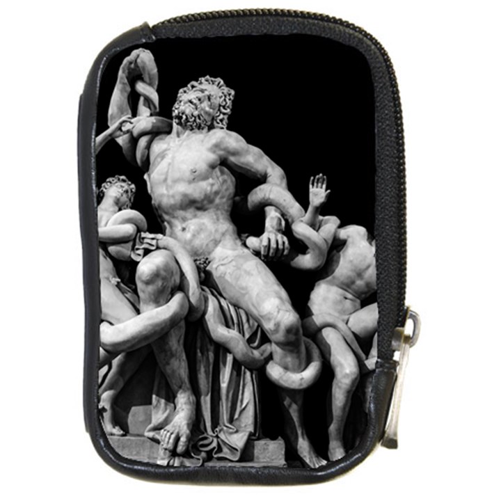 Laocoon Sculpture Over Black Compact Camera Leather Case