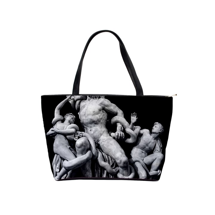 Laocoon Sculpture Over Black Classic Shoulder Handbag