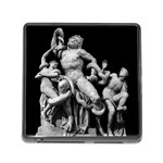 Laocoon Sculpture Over Black Memory Card Reader (Square 5 Slot) Front