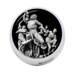 Laocoon Sculpture Over Black 4-port Usb Hub (two Sides) by dflcprintsclothing