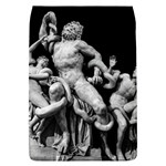 Laocoon Sculpture Over Black Removable Flap Cover (L) Front