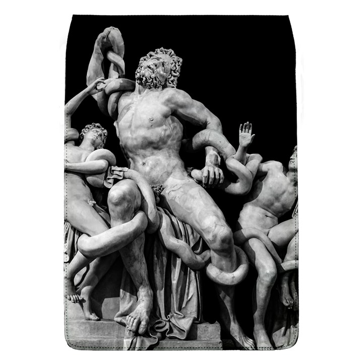 Laocoon Sculpture Over Black Removable Flap Cover (L)