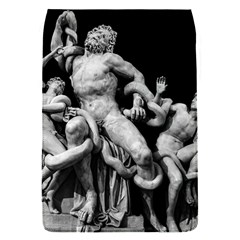 Laocoon Sculpture Over Black Removable Flap Cover (S)