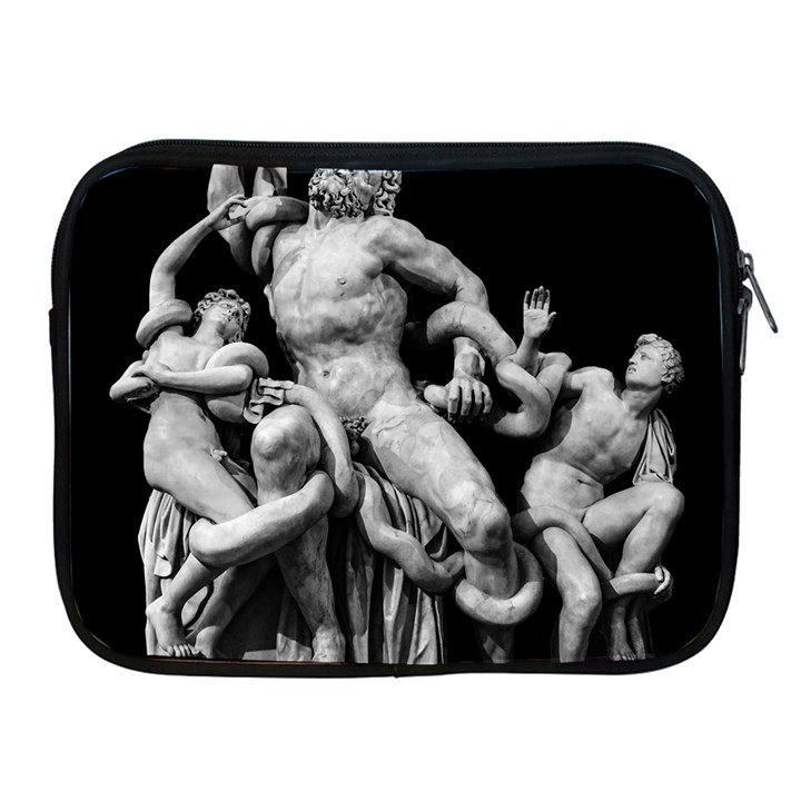 Laocoon Sculpture Over Black Apple iPad 2/3/4 Zipper Cases