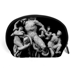 Laocoon Sculpture Over Black Accessory Pouch (large)