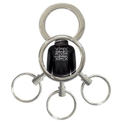 Tic Tac Monster 3-ring Key Chain by TheFanSign