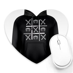 Tic Tac Monster Heart Mousepads by TheFanSign