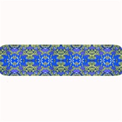 Gold And Blue Fancy Ornate Pattern Large Bar Mats