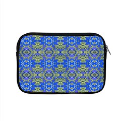 Gold And Blue Fancy Ornate Pattern Apple Macbook Pro 15  Zipper Case