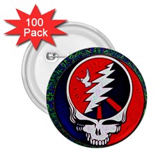 Grateful Dead - 2 25  Buttons (100 Pack)  by Sapixe