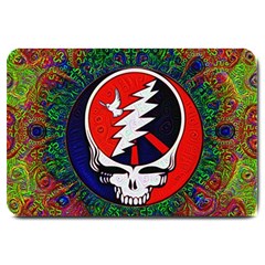 Grateful Dead - Large Doormat  by Sapixe