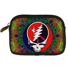 Grateful Dead - Digital Camera Leather Case by Sapixe