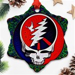 Grateful Dead - Snowflake Ornament (Two Sides) Front