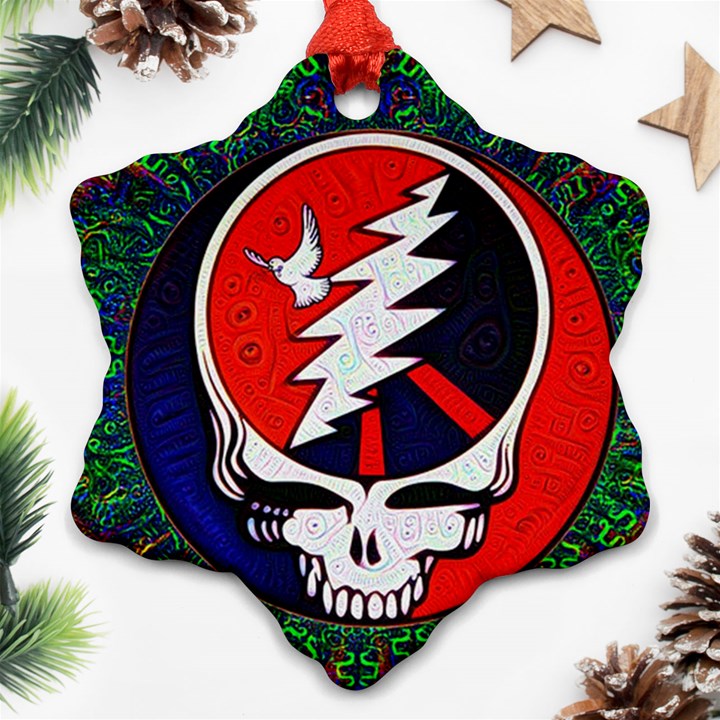 Grateful Dead - Snowflake Ornament (Two Sides)