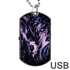 Ectoplasm Dog Tag Usb Flash (one Side) by MRNStudios