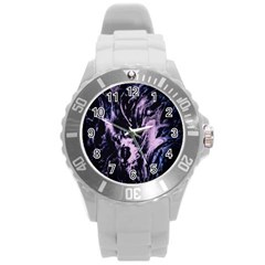 Ectoplasm Round Plastic Sport Watch (l) by MRNStudios